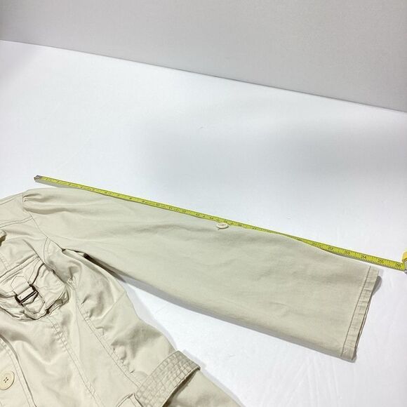 Nori Trench Coat Tan Utility Style XL - Picture 12 of 13